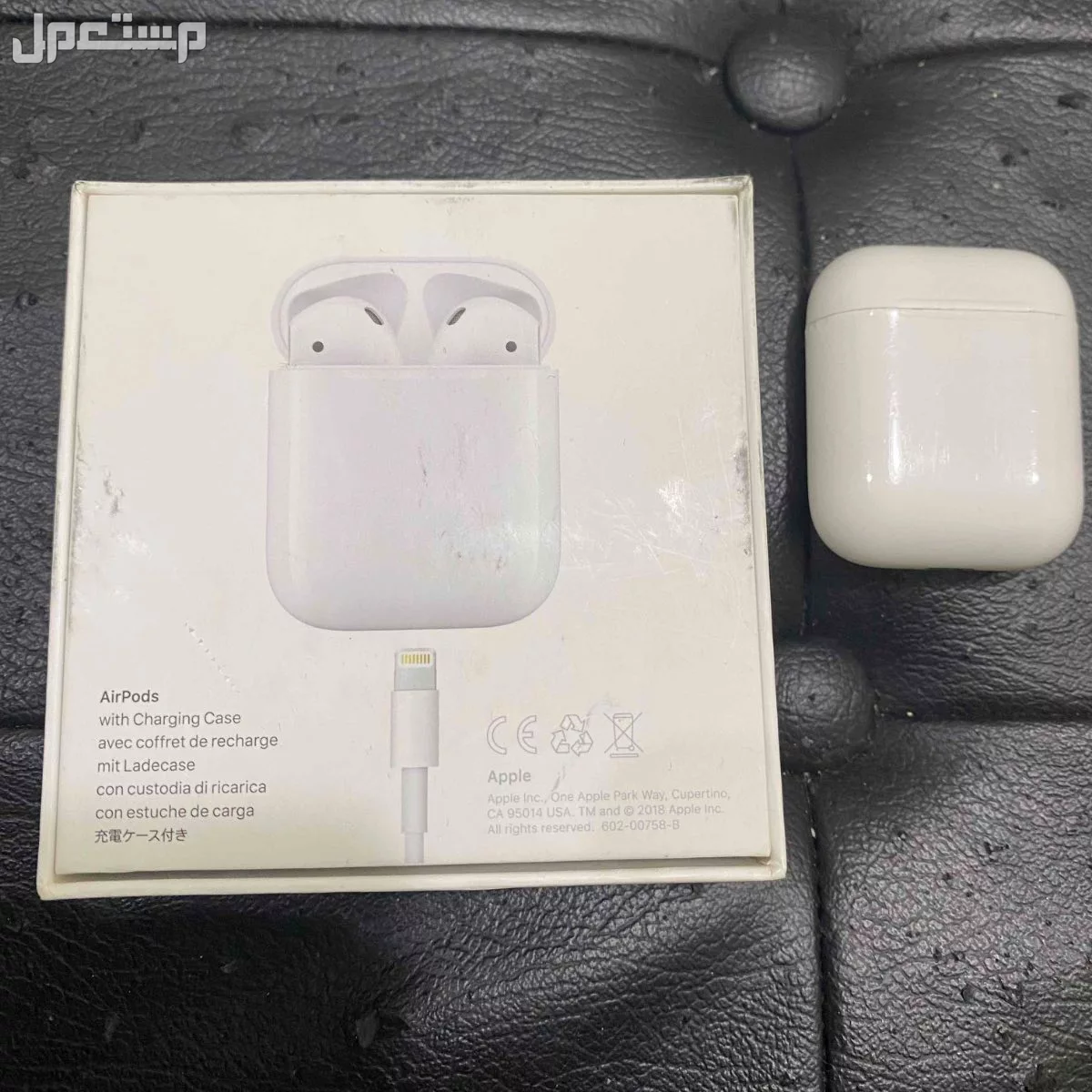 Apple AirPods 2nd Gen سماعات ابل اير بودز الجيل 2 الثاني in Jeddah at a price of 200 SAR