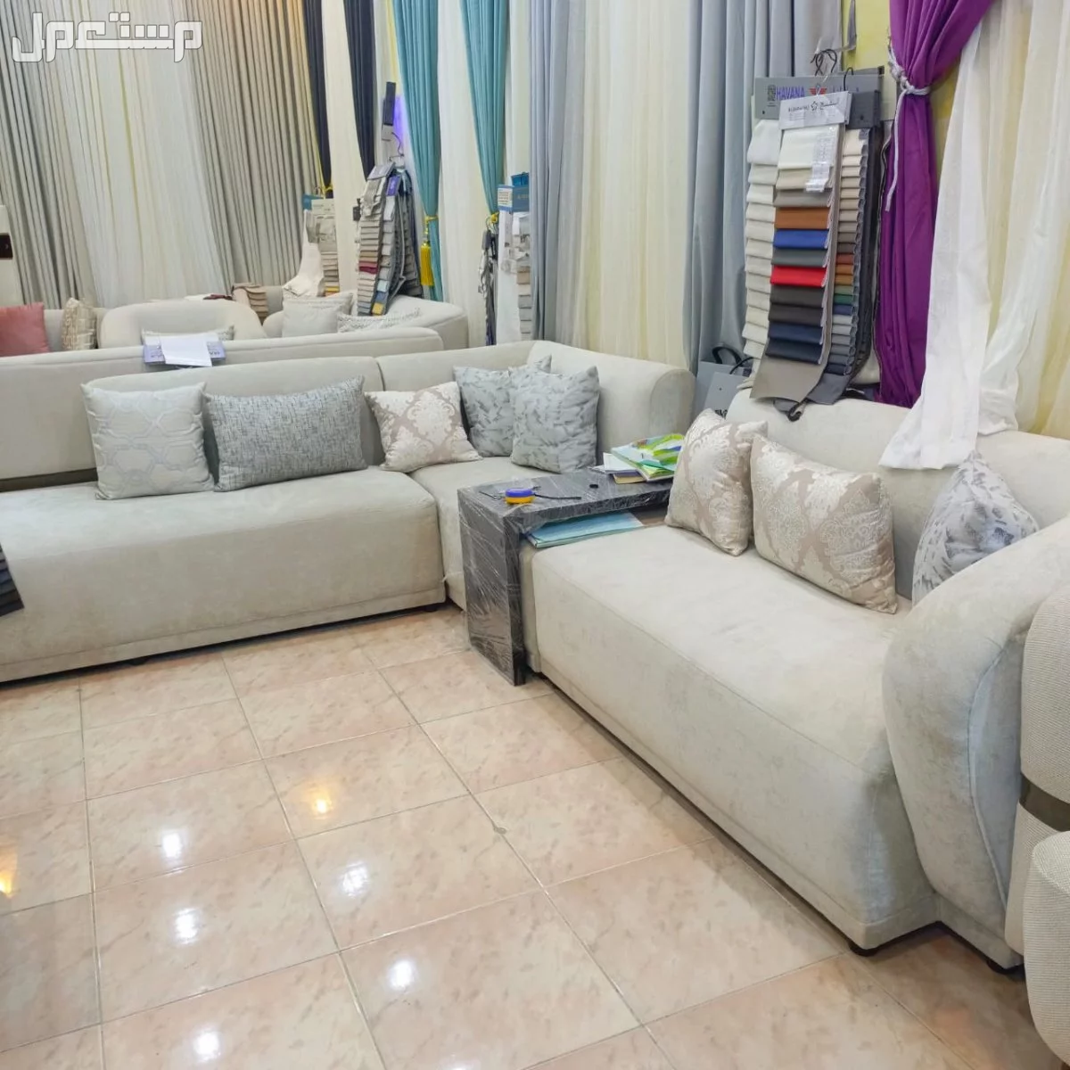 كنب حرف L جاهز في المحل للتسليه في جدة بسعر 1500 ريال سعودي كنب حرف L جاهز في المحل للتسليه