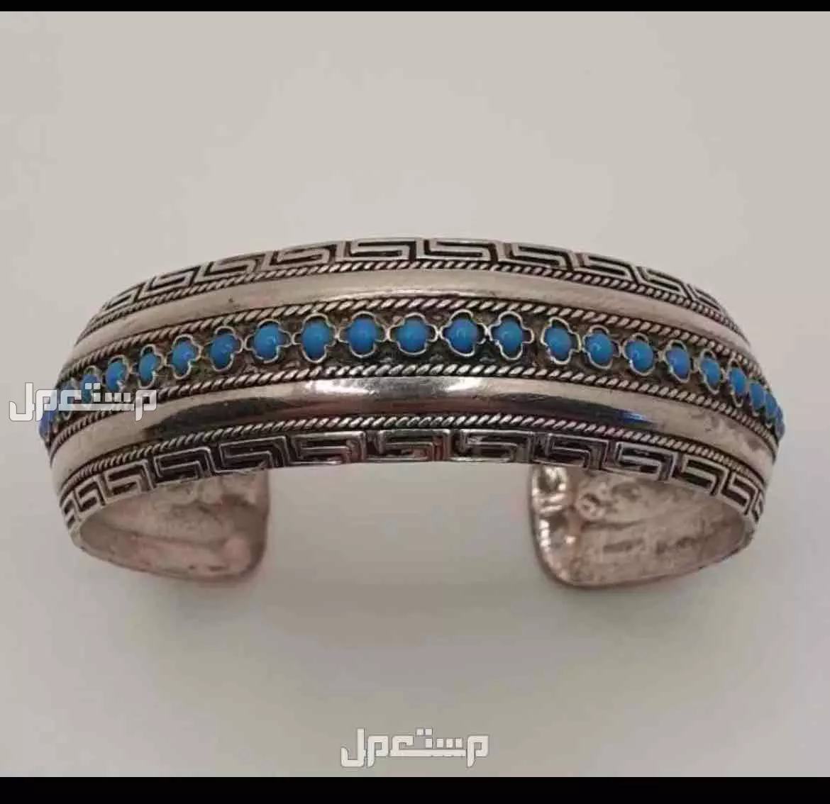 سوار  عتيق أنتيك جميل من الفضة