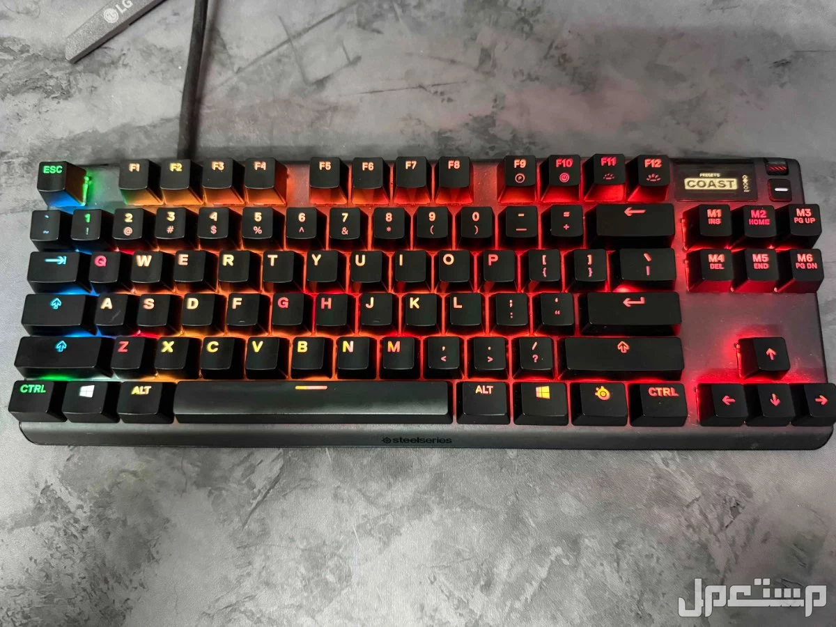 كيبورد ستيل سيريس بسعر 250ريال APEX 7 TKL