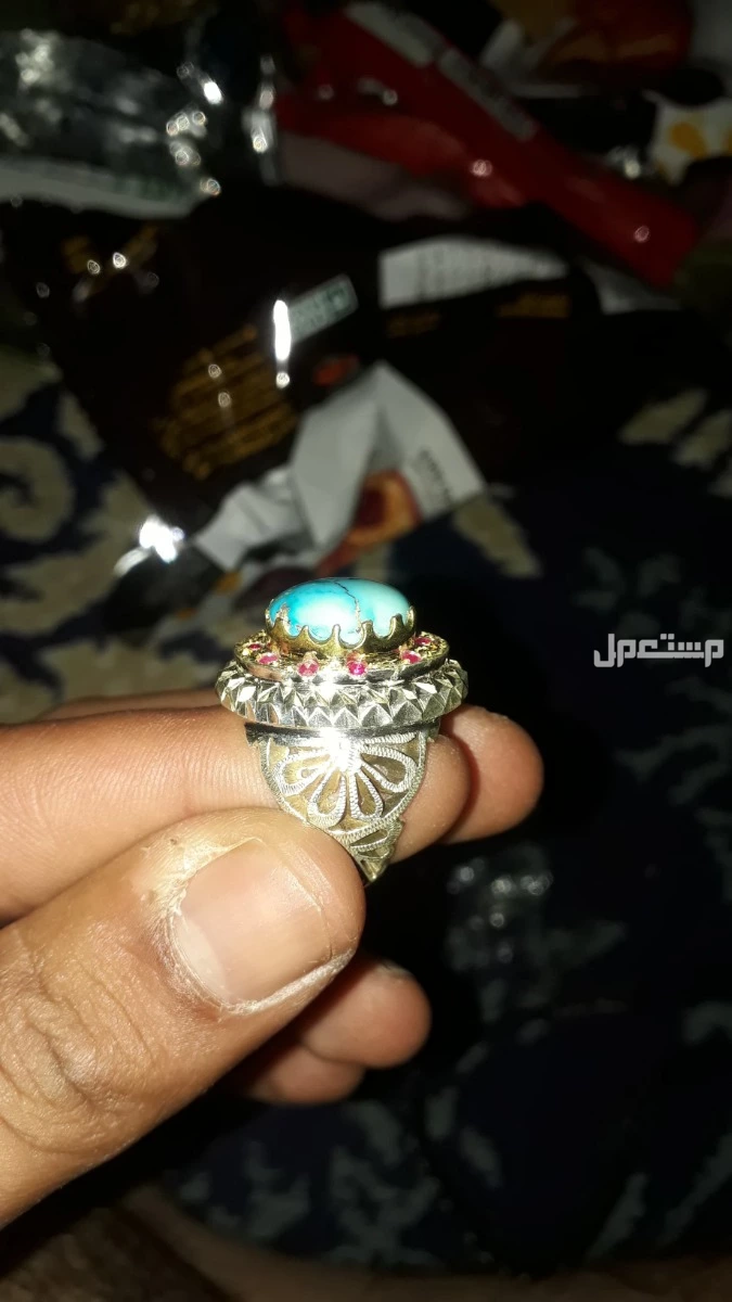 للبيع خواتم فيروز نيشابوري وخاتم زمرد الجاد مانقصر معاه ان شاء الله