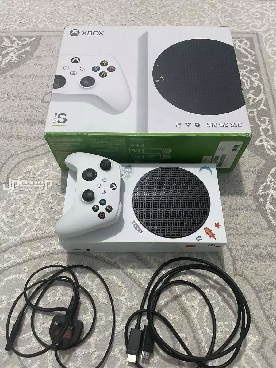 اكس بوكس سيريس اس نظيف في اضم وقابل للتوصيل في السعوديه