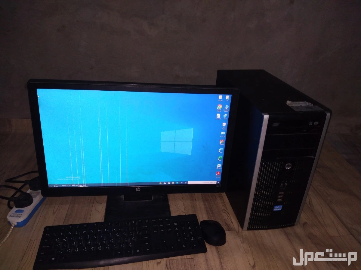 كمبيوتر مكتبي hp متكامل للبيع ماركة إتش بي في مأرب بسعر 200 ريال يمني