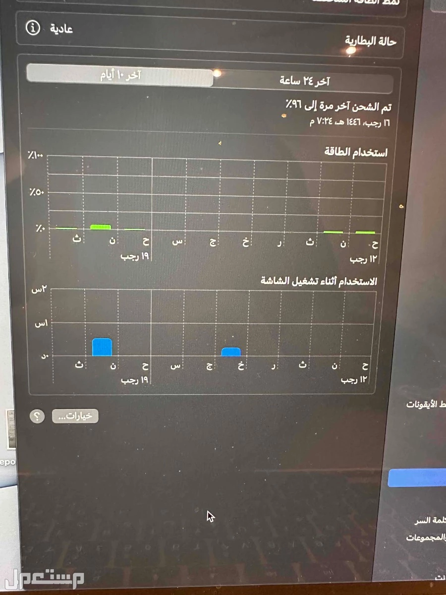 ماك بوك اير 2020 بحالة شبه جديدة