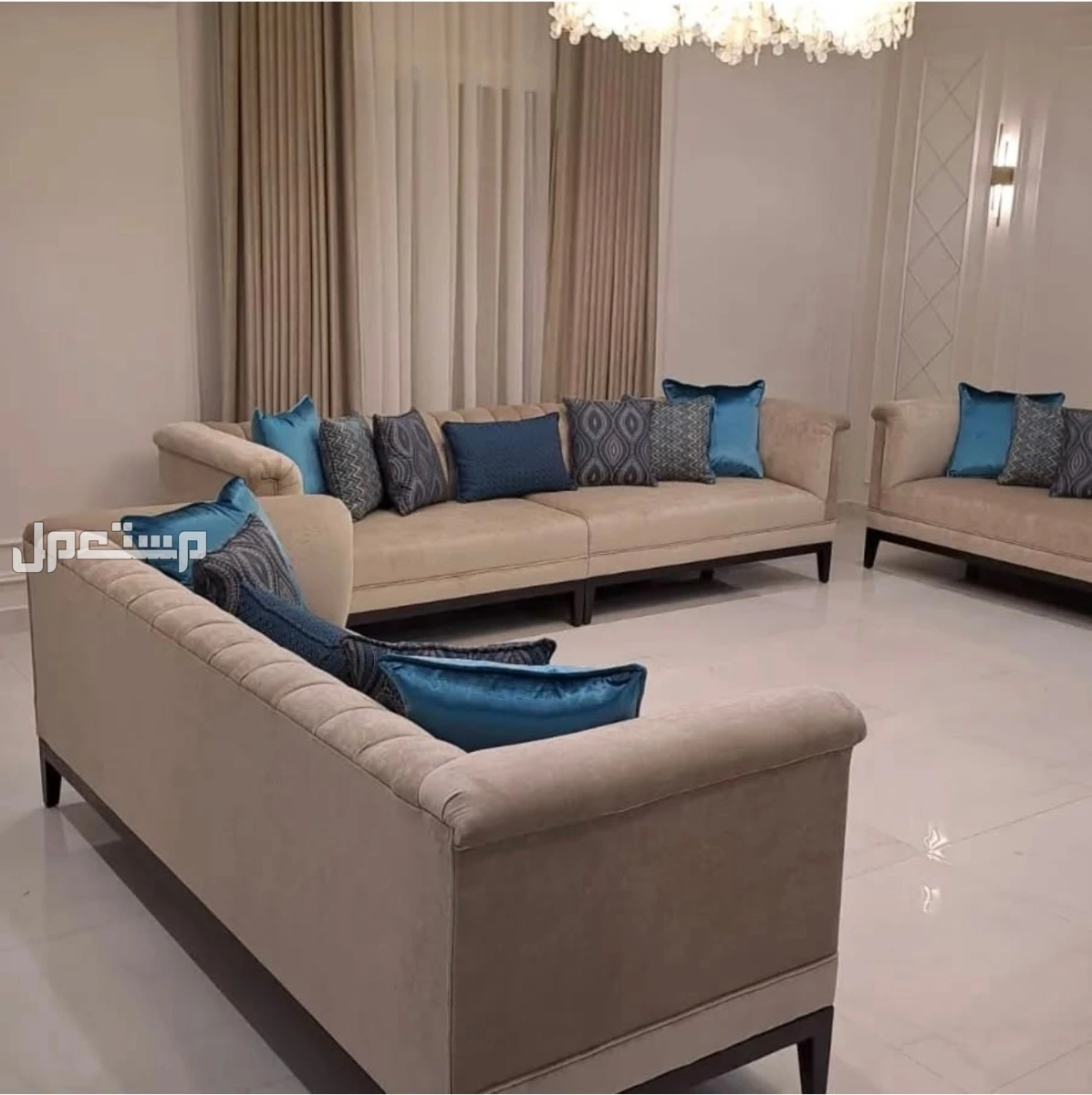 مفروشات الرياض تفصيل جميع انواع الكنب والجلسات الارضي والس