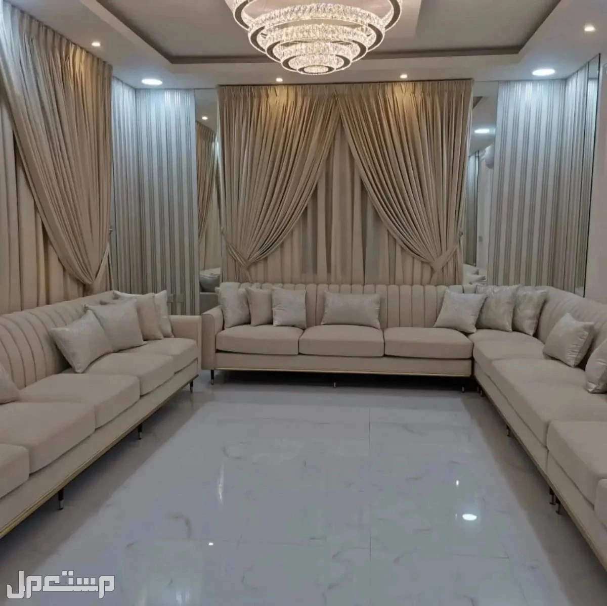 مفروشات الرياض تفصيل جميع انواع الكنب والجلسات الارضي والس
