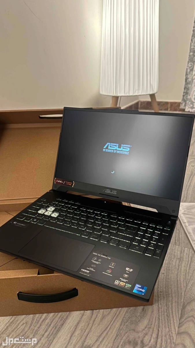 لابتوب العاب قيمنق جديد بفاتورته عالضمان ASUS F-15  i7 12th ماركة أسوس في مكة المكرمة بسعر 3499 ريال سعودي