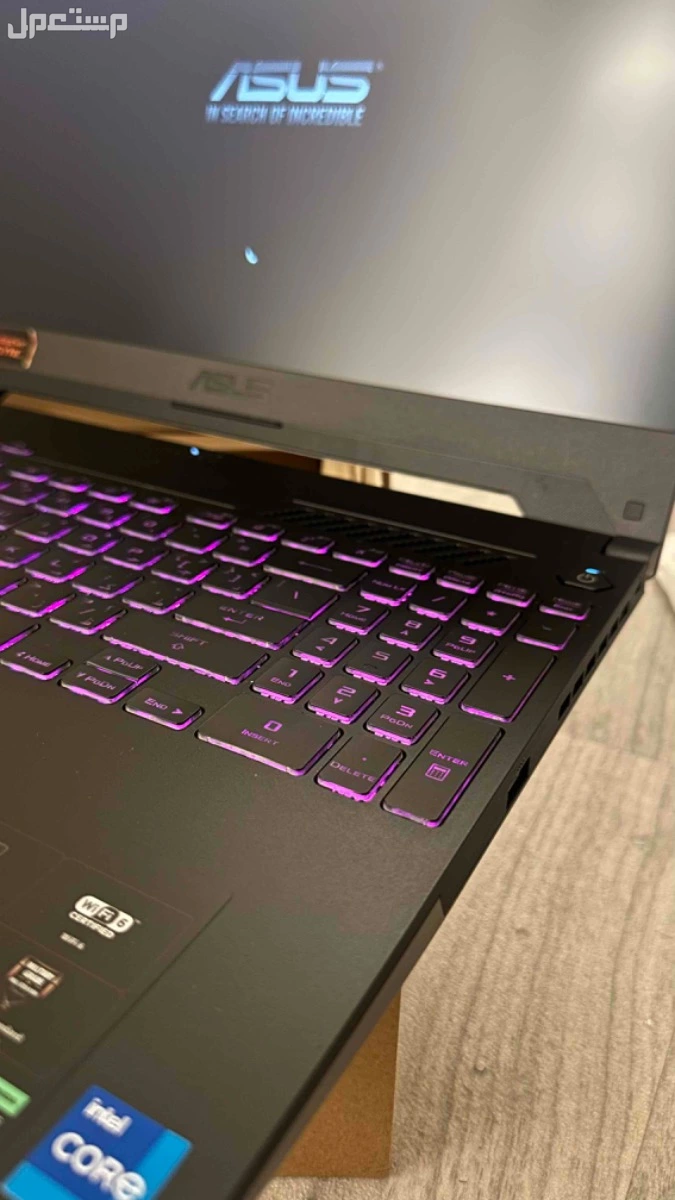 لابتوب العاب قيمنق جديد بفاتورته عالضمان ASUS F-15  i7 12th ماركة أسوس في مكة المكرمة بسعر 3499 ريال سعودي