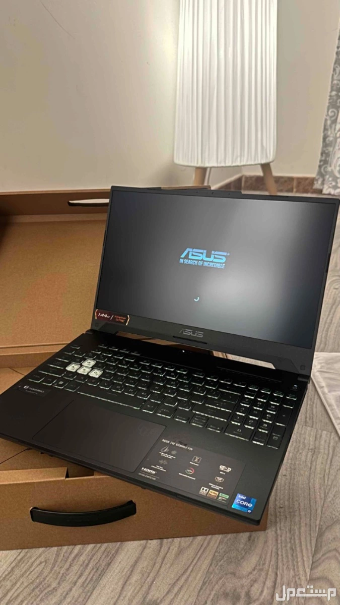لابتوب العاب قيمنق جديد بفاتورته عالضمان ASUS F-15  i7 12th