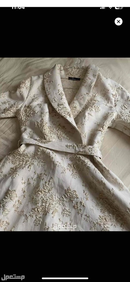 للبيع فستان سهره مستعمل مقاس 38