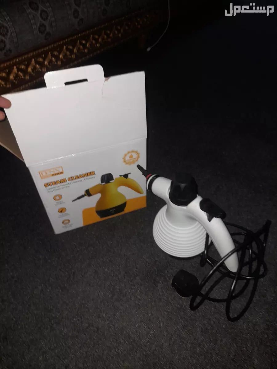 جهاز منظف بخار للمطابخ والاسطح يوجد كرتون
