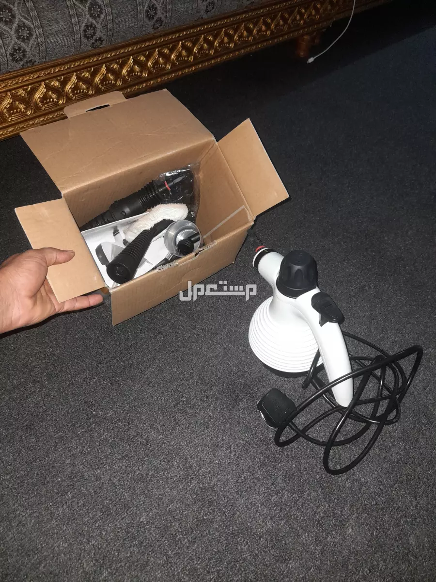 جهاز منظف بخار للمطابخ والاسطح يوجد كرتون