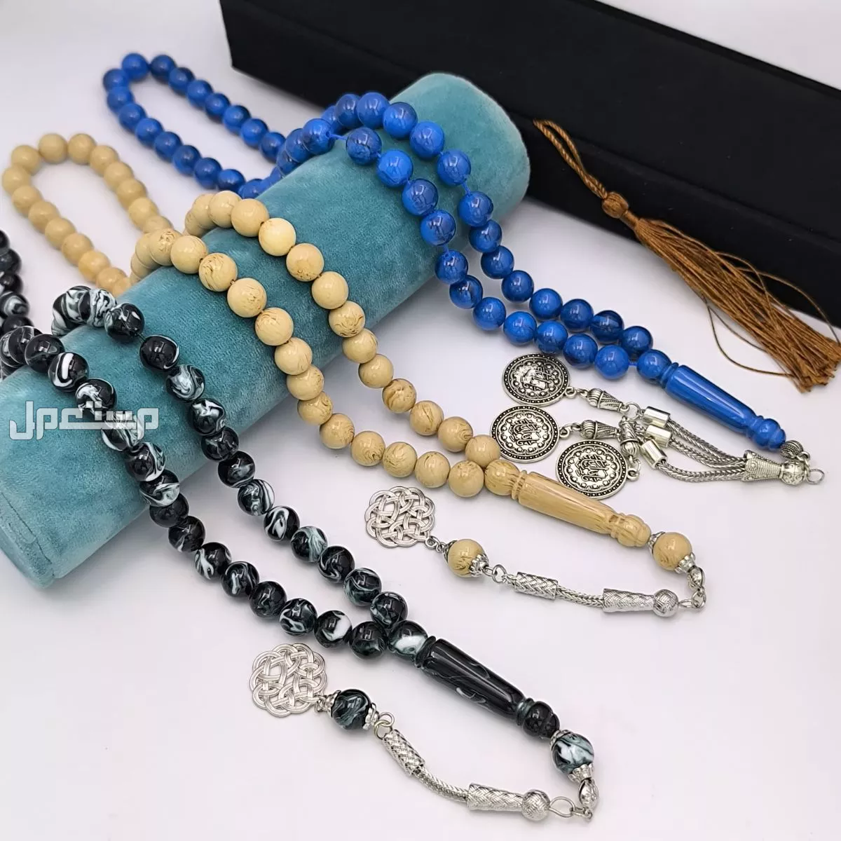 عروض  سبح بكلايت بلجيكي  سعر الحبه 90 مع الملحقات علبه وكيس  سبحه