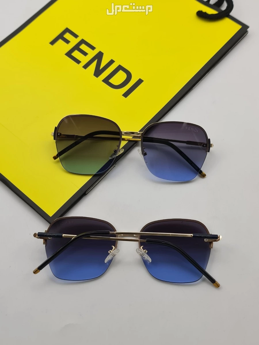 نظارات شمسية من ماركه قوتشي  مع جميع الملحقات السعر 110 ريال