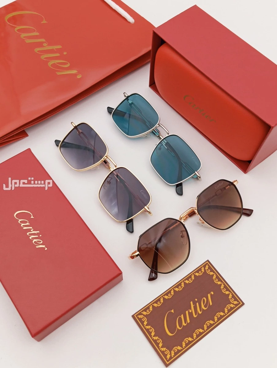 نظارات شمسية من ماركه قوتشي  مع جميع الملحقات السعر 110 ريال