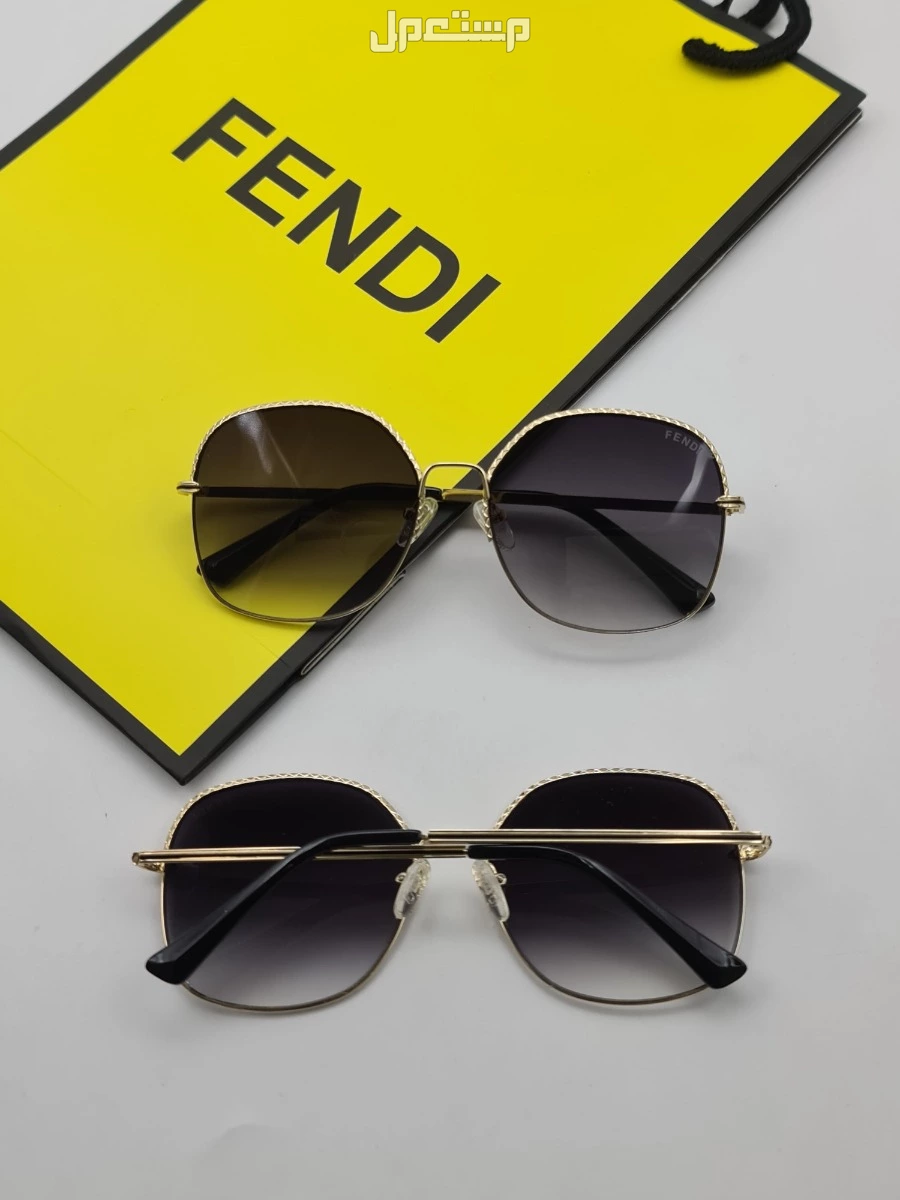 نظارات شمسية من ماركه قوتشي  مع جميع الملحقات السعر 110 ريال