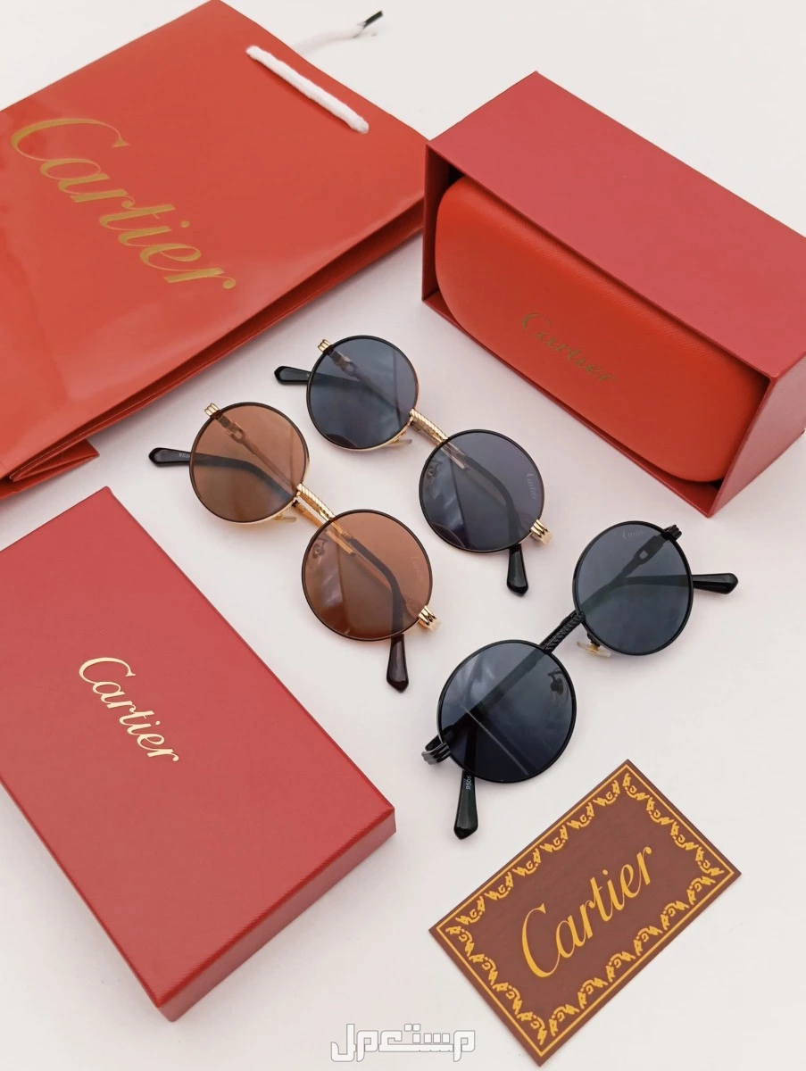 نظارات شمسية من ماركه قوتشي  مع جميع الملحقات السعر 110 ريال