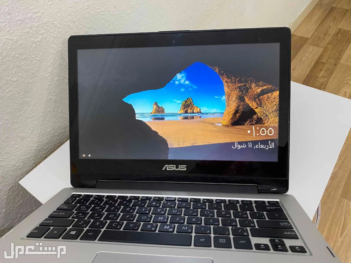 لابتوب للبيع من شركه asus ويتحول لايباد وفيه خاصيه اللمس ماركة أسوس في مكة المكرمة بسعر 1500 ريال سعودي