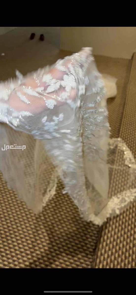 فستان سهره وفستان زفاف مع طرحه بدون جيبون