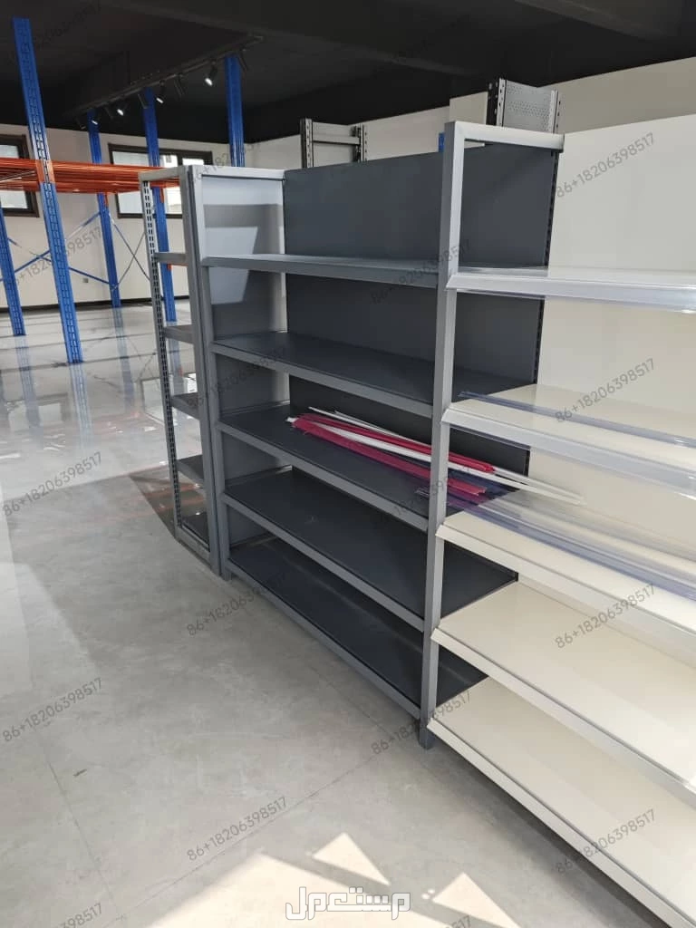 رفوف مستودعات تخزين وسوبر وصيدليات فك وتركيب