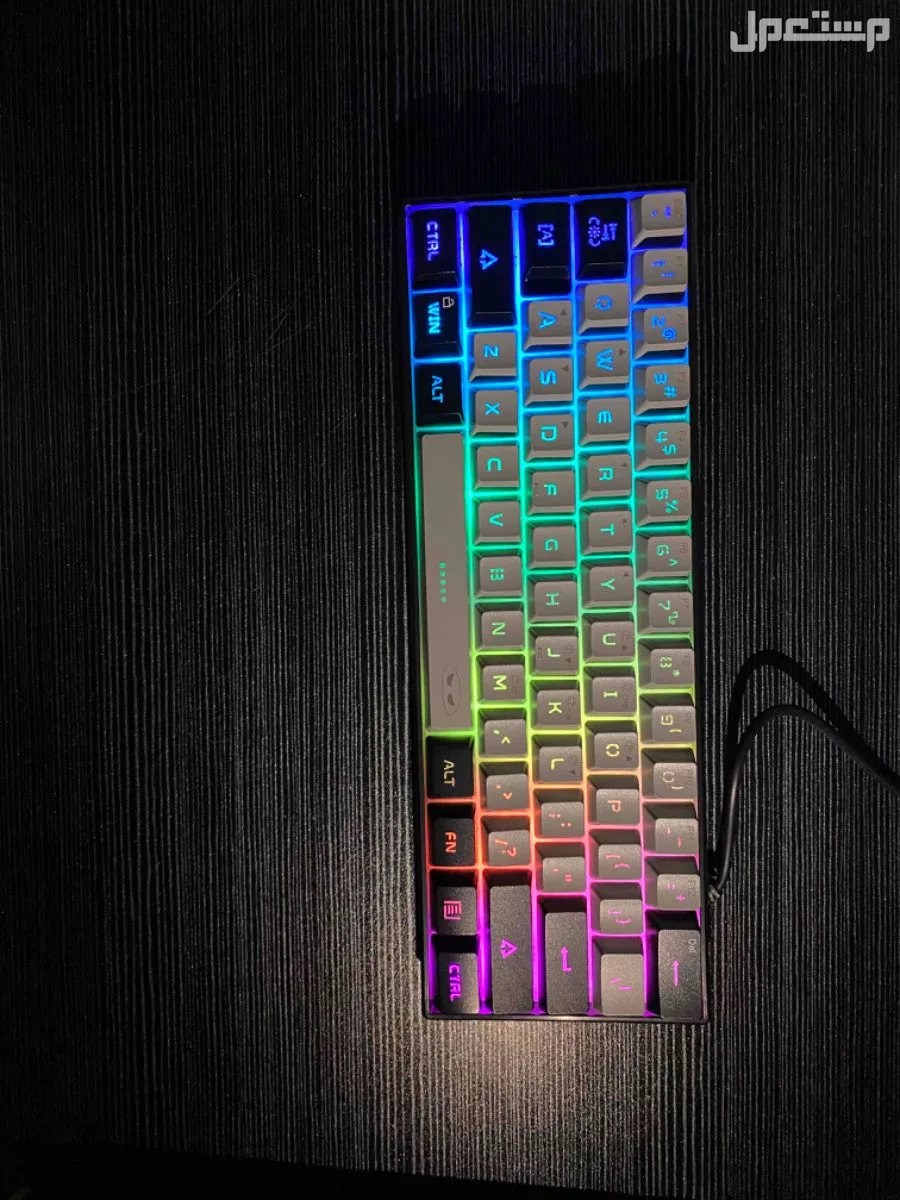 كيبورد قيمنق RGB بسعر 129 ريال سعودي