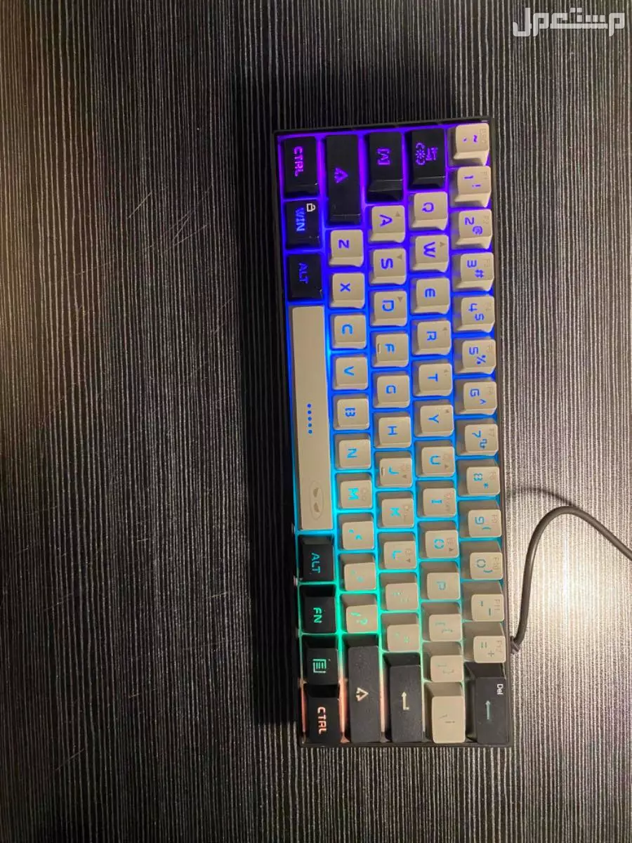 كيبورد قيمنق RGB بسعر 129 ريال سعودي