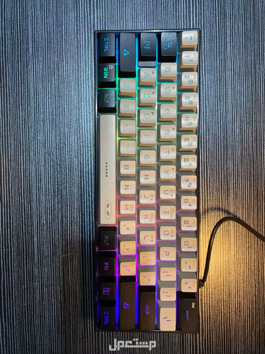 كيبورد قيمنق RGB بسعر 129 ريال سعودي