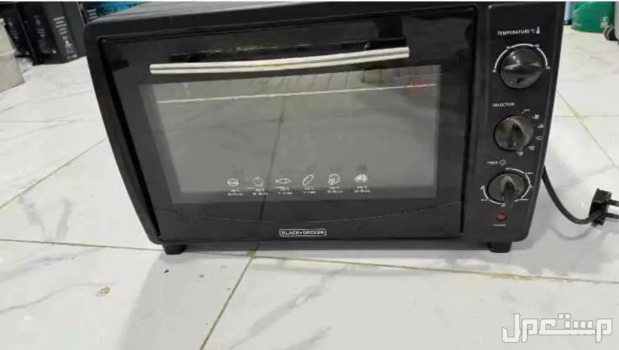 بلاك اند ديكر فرن كهربائي شبه جديد بسعر 1000