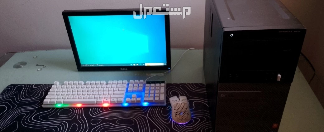 كمبيوتر مكتبي للبيع بسعر كويس وكامل