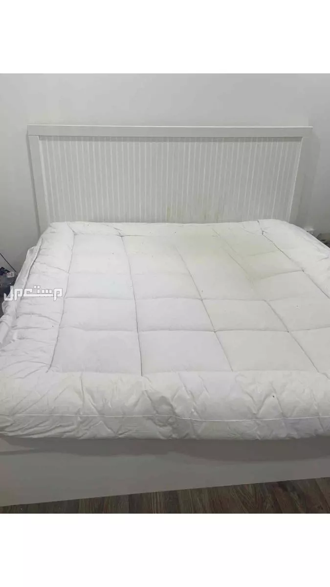 سرير كنق 200*200 مع مرتبة و لباد ضغط 14