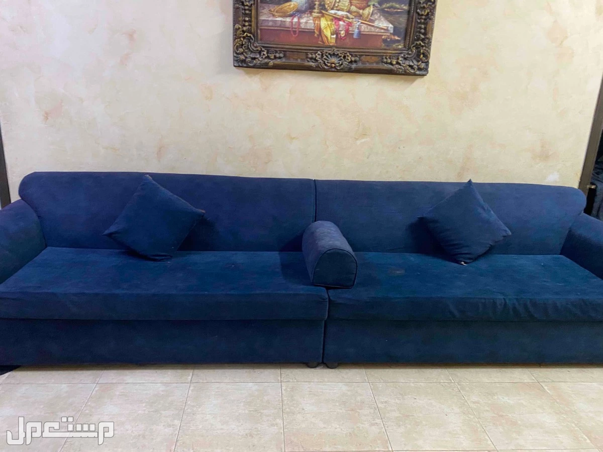 كنب مع لوحة للبيع الراكة الشماليه