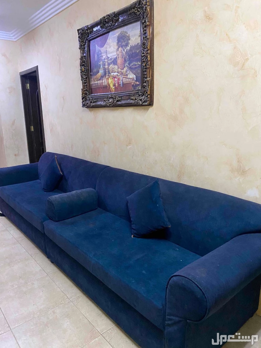 كنب مع لوحة للبيع الراكة الشماليه