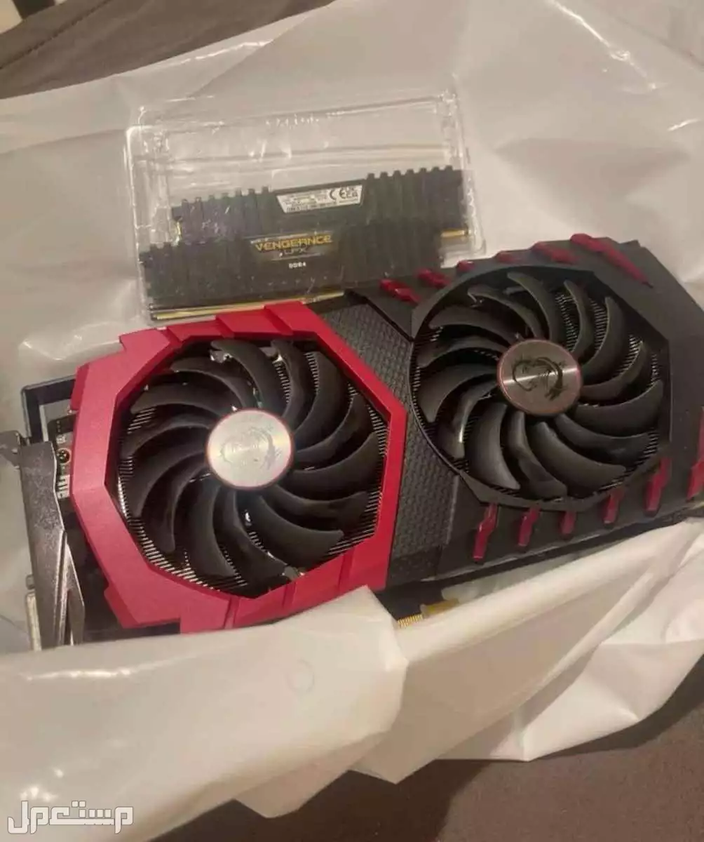 كرت الشاشة MSI & رام للبيع corsair مستعمل