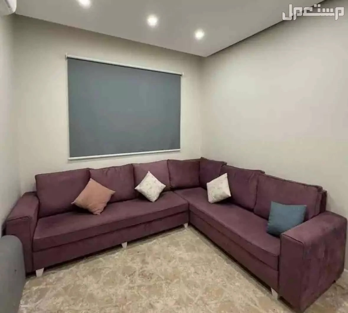 كنب حرف L نظيف ولا يشكو من اي خلل السعر 500﷼