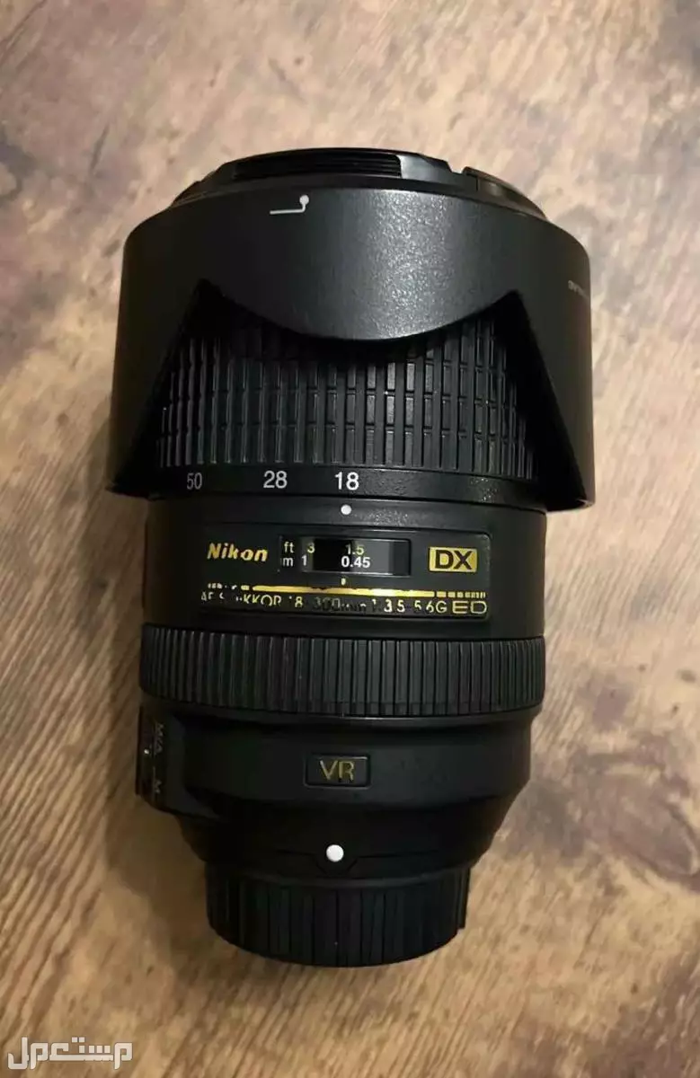 عدسة نيكون AF-S NIKKOR 18-300mm 1:3.5-56G ED VR في جدة بسعر 2500 ريال سعودي