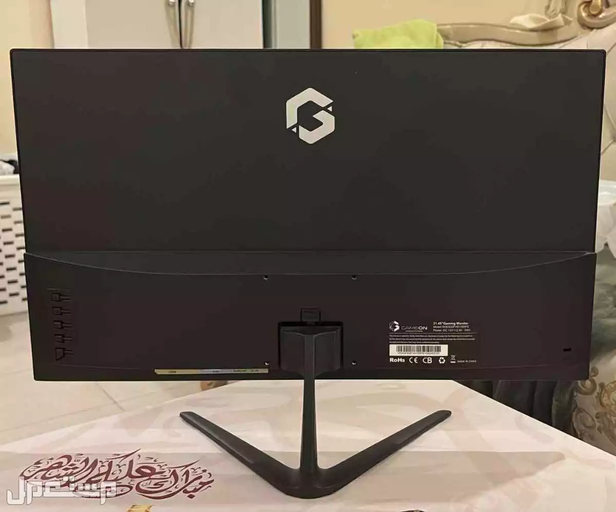 شاشة جيمنج gameon نظيفة استعمال شهر