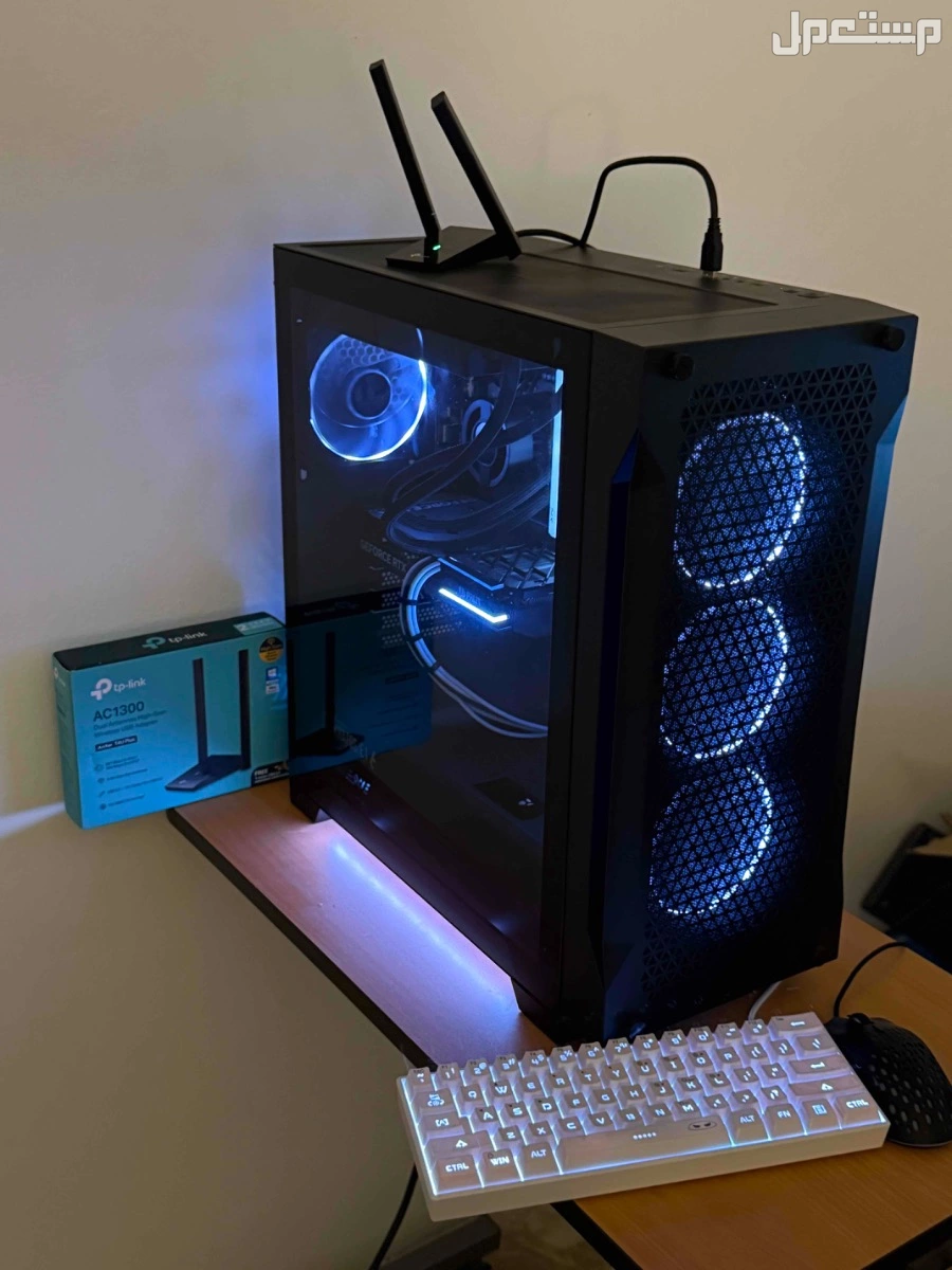 بي سي قيمنق فاخر RTX 4060 i5 14th اكسسوارات PC gaming