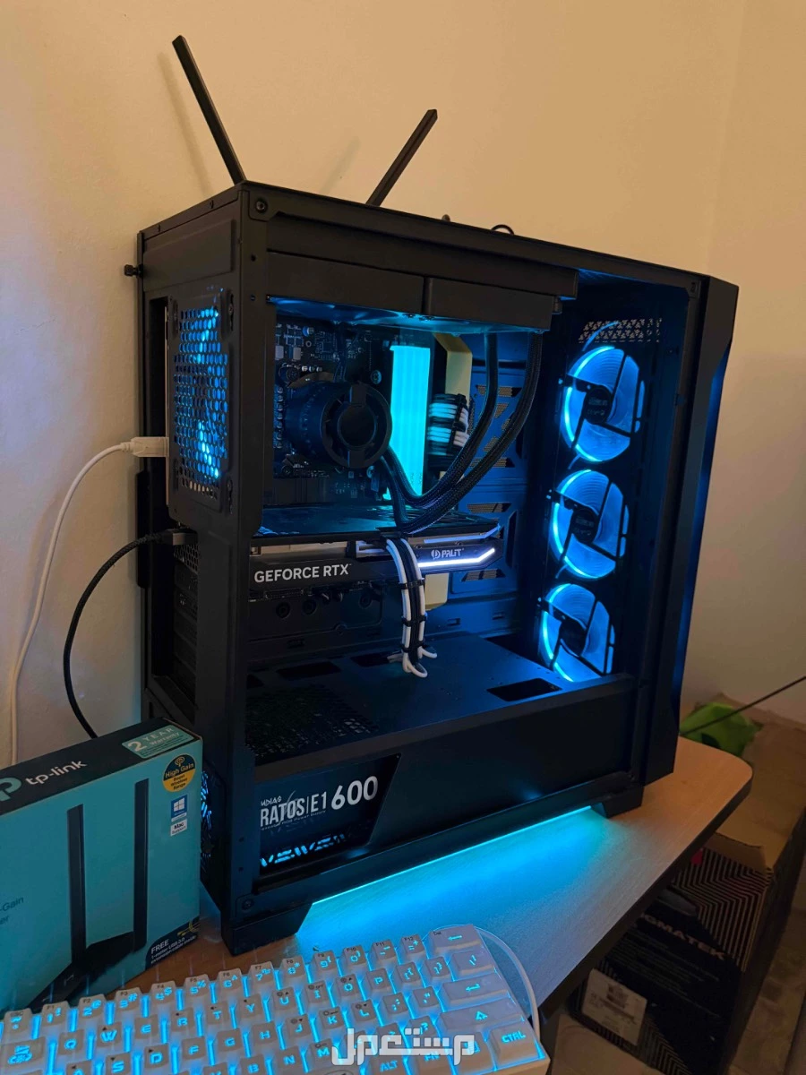 بي سي قيمنق فاخر RTX 4060 i5 14th اكسسوارات PC gaming