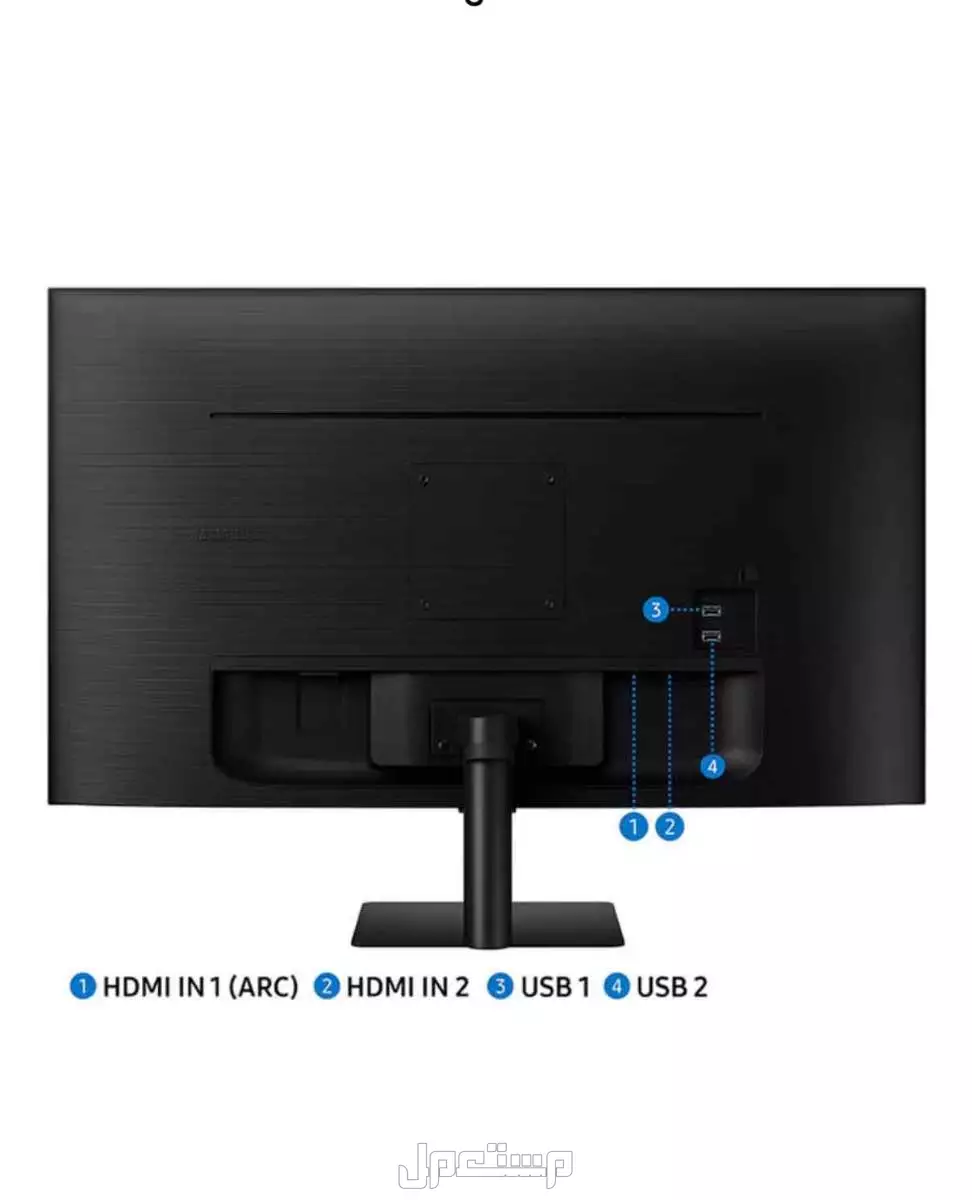سامسونج الذكية 27 بوصه  مسطحه (Samsung smart monitor M5