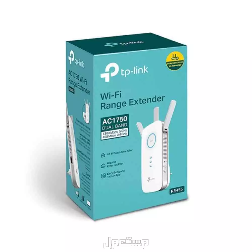 TP-LINK AC1750 RE450 مقوي اشارة ونقطة وصول 2 في 1
