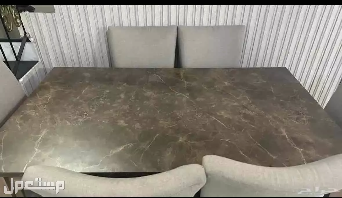 طاولة طعام عصرية للبيع مع 6 كراسي