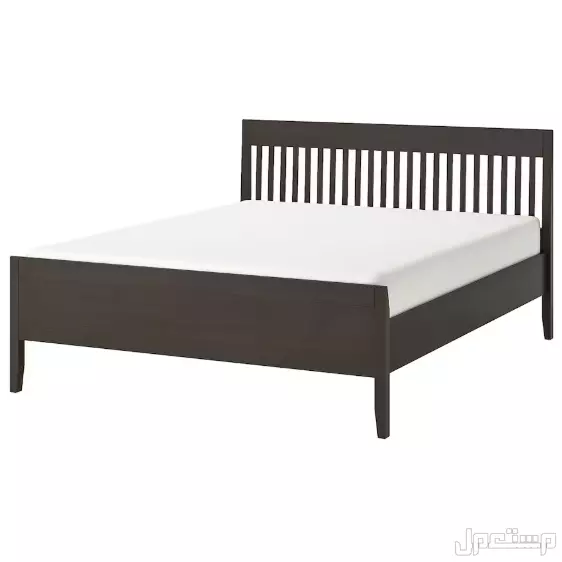 إطار سرير بني غامق + مرتبة 120 × 200 (مستخدم لمدة 6 أشهر) in Riyadh at a price of 2210 SAR