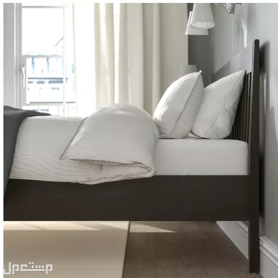 إطار سرير بني غامق + مرتبة 120 × 200 (مستخدم لمدة 6 أشهر) in Riyadh at a price of 2210 SAR