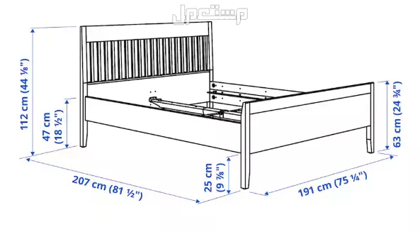 إطار سرير بني غامق + مرتبة 120 × 200 (مستخدم لمدة 6 أشهر) in Riyadh at a price of 2210 SAR