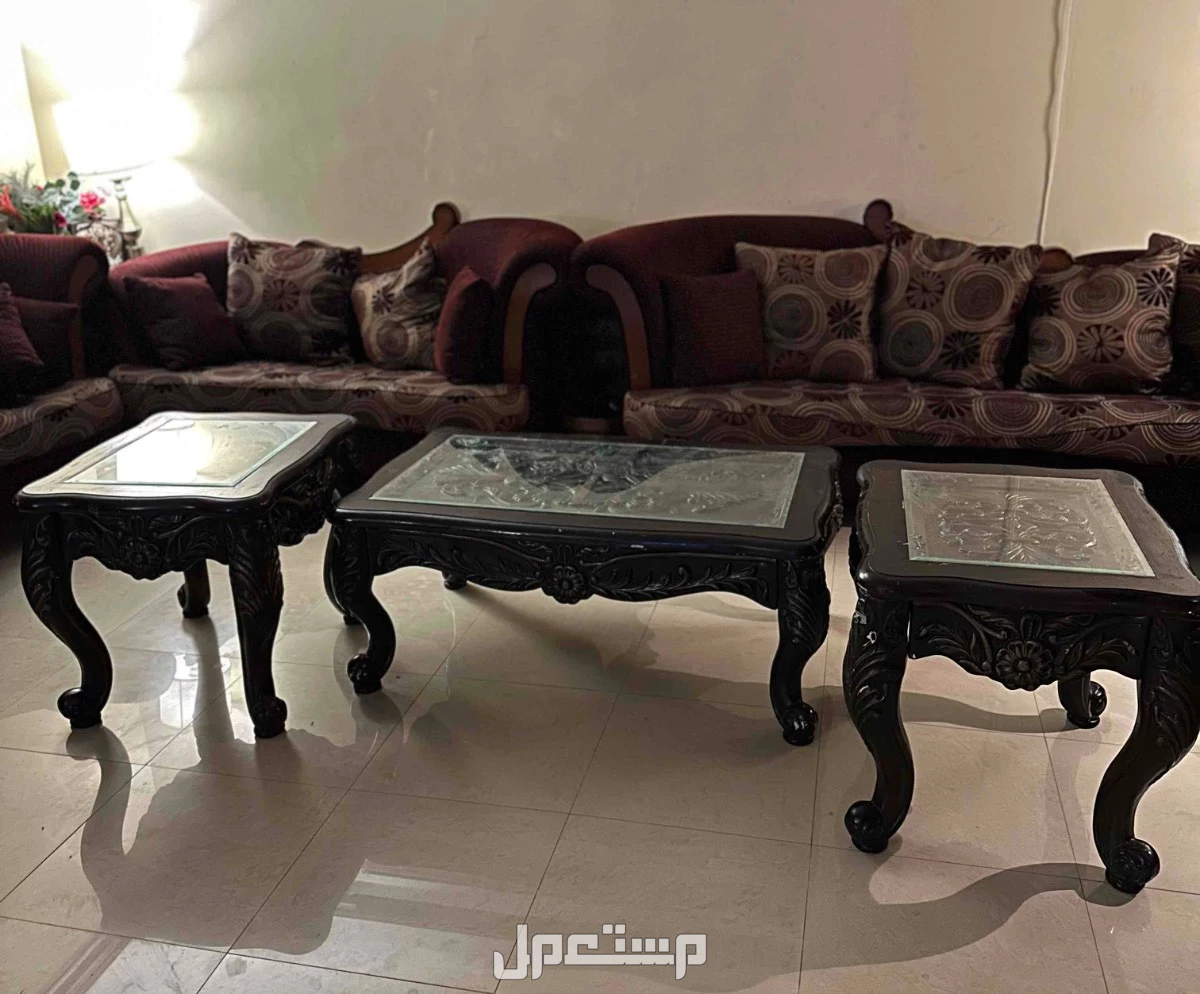 طقم 3 طاولات مجلس فاخره للضيافه
