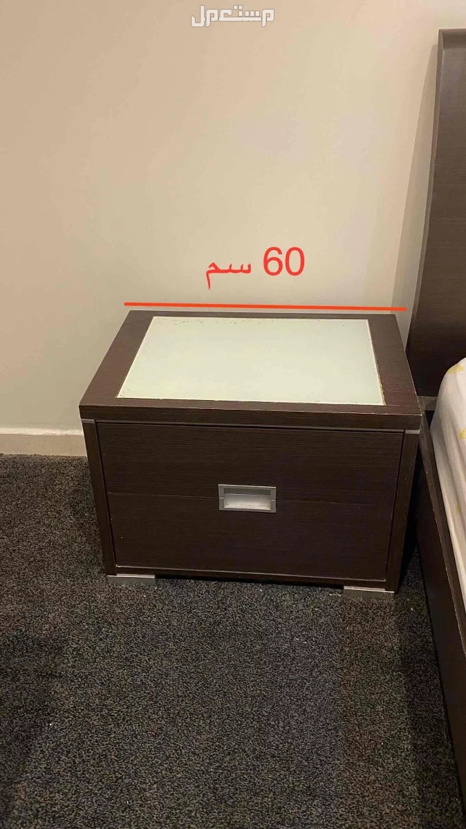 غرفة نوم 5 قطع مستعملة حالتها جيدة جداً  في الرياض كمودينة عدد 2
