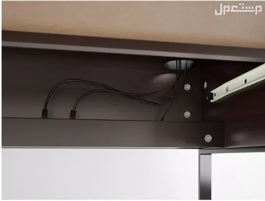 مكتب، بني-أسود، 142x50 سم in Riyadh