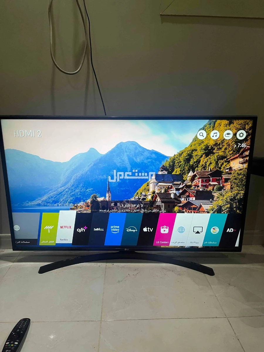 شاشة[49 بوصة] LG للبيع تدعم 4K في المدينة المنورة بسعر 550 ريال سعودي