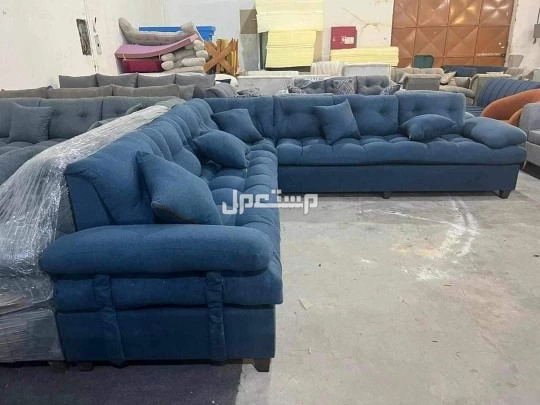 كنب جديد جاهز جميع الالوان بالرياض اطقم حرف ال و7اشخاص مع التوصيل بالرياض 0503414722
