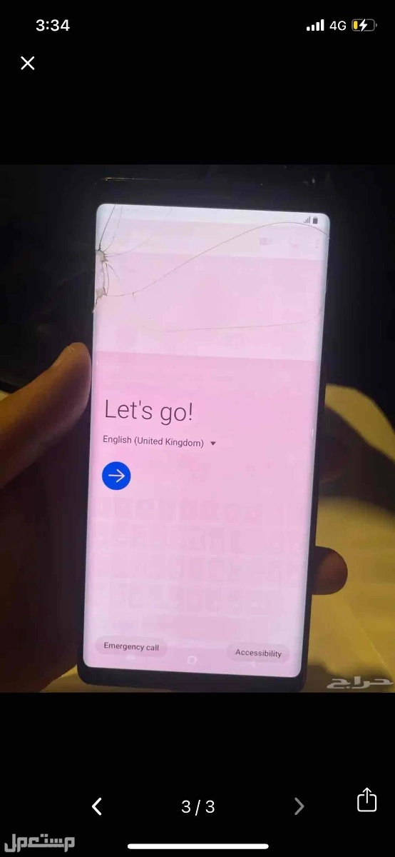 note 9 مستعمل بسعر 400 ريال سعودي